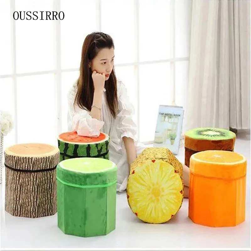 Oussirro 1pcs High Capacity Folding Box Funny Fruit Storage Box