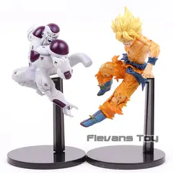 Dragon Ball Z DBZ матч органов SSJ Гоку против Фриза фигурку игрушки Figurals Модель Дети Куклы