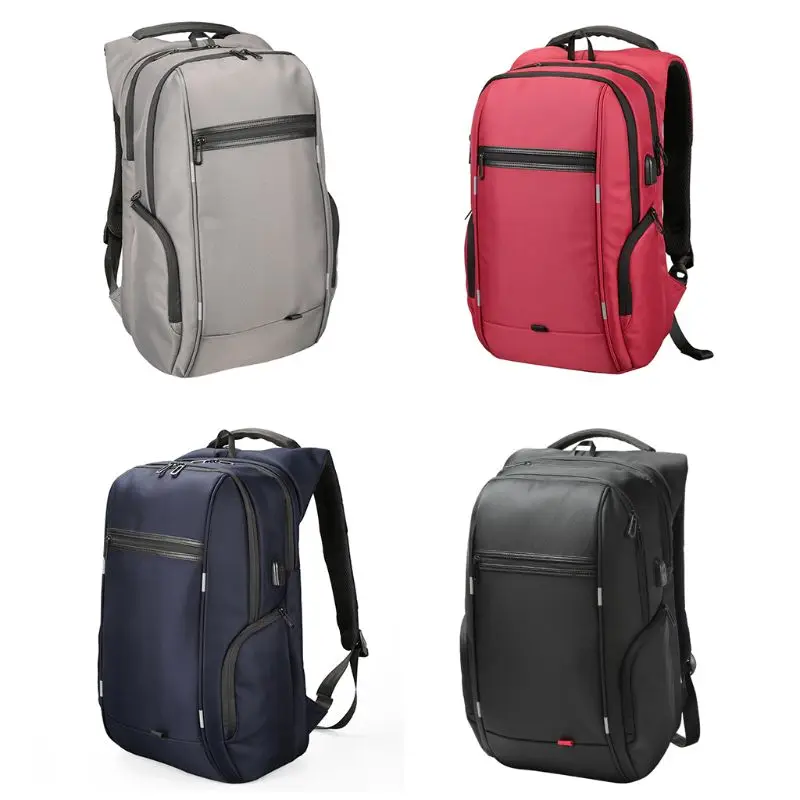 

1Pc Business Backpack Travel Computer Bag with USB Charging Port Anti-Theft Daypack Rucksack for 15.6 Inch Laptop Hot