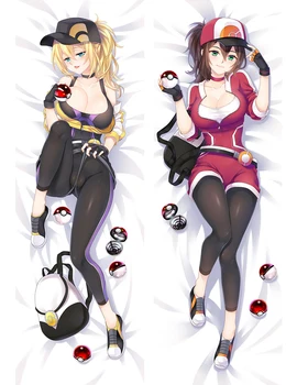 

Popular game pokemon go anime Characters sexy girl pokemon trainer pillow cover body Pillowcase Dakimakura