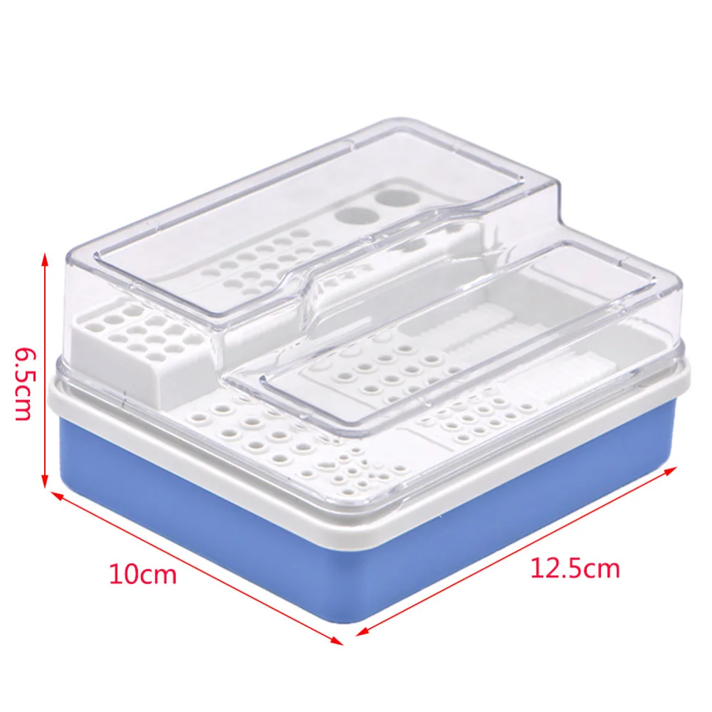 Стоматологические пластиковые имплантированные Инструменты держатель 96 инструмент для сверления отверстий размещение коробка стоматолога автоклав стерилизатор чехол держатель для дезинфекции
