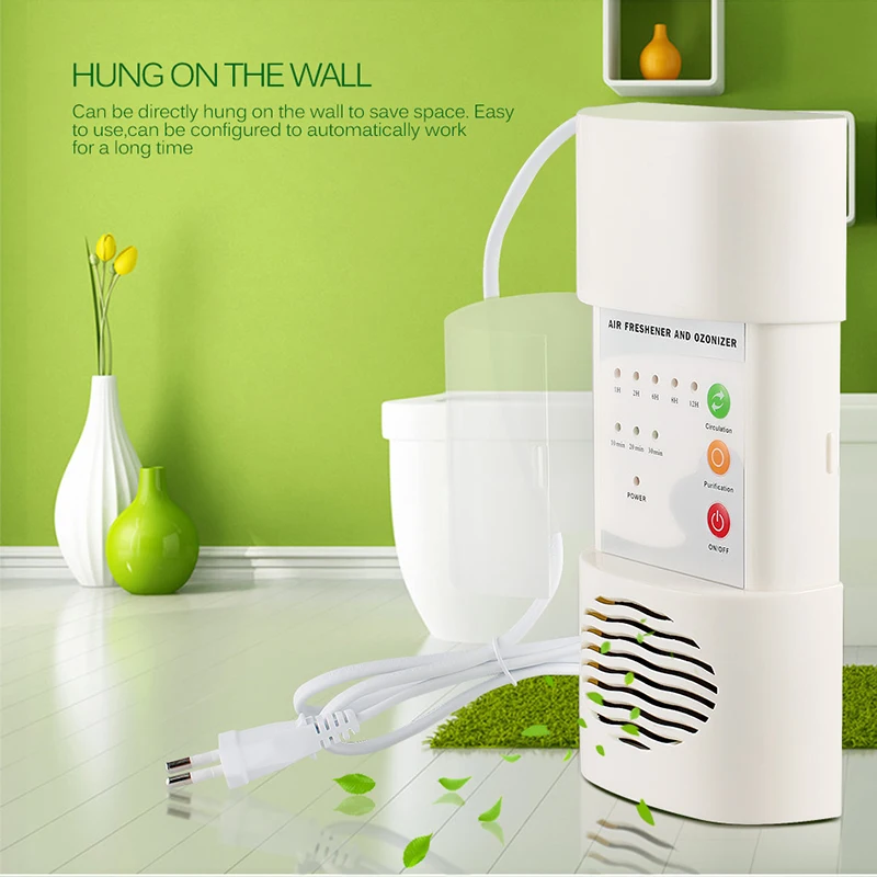 ATWFS Air Ozonizer Air Purifier Home Deodorizer Ozone Ionizer Generator Sterilization Germicidal Filter Disinfection Clean Room