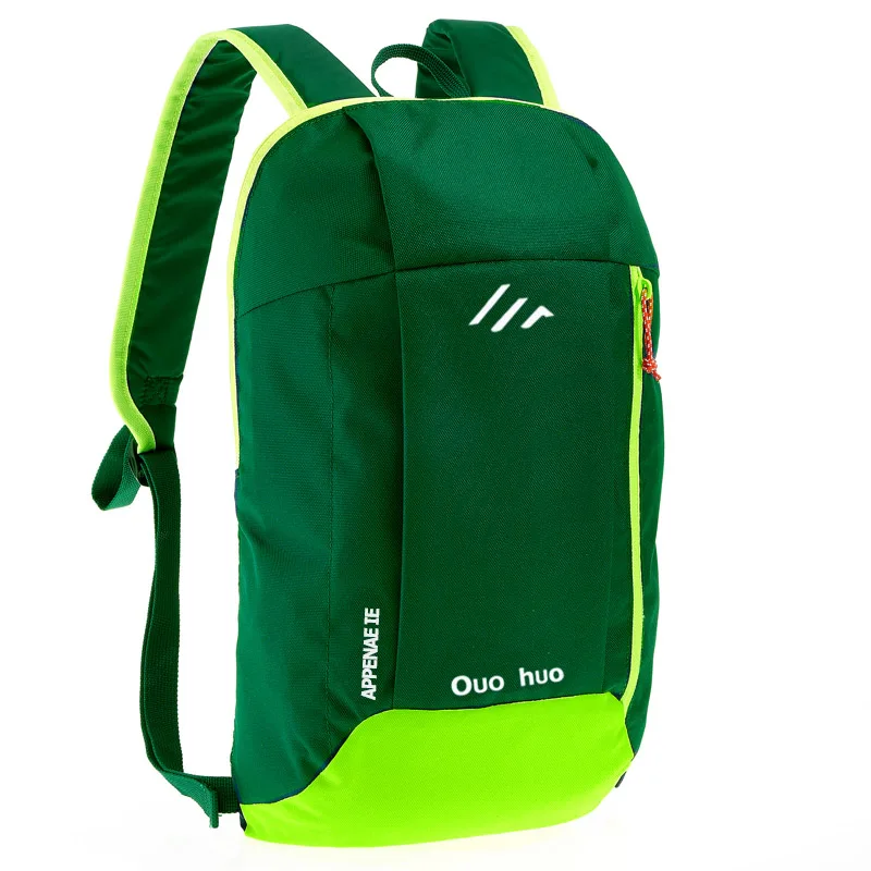 Водонепроницаемый полиэстер мини подросток мешок школы походы рюкзак открытый велоспорт альпинизм сумка 9 цветов 10L - Цвет: LIGHT GREEN