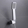 High Quality Square Hand Held Shower Head Water Saving Sprayer Shower Chrome Plated With Hose  Shower Holder ► Photo 3/6