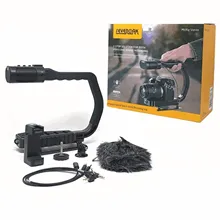 Sevenoak MicRig рукоятка встроенный стерео микрофон для iPhone микрофон для Canon Nikon Lumix sony DJI Osmo DSLR камера