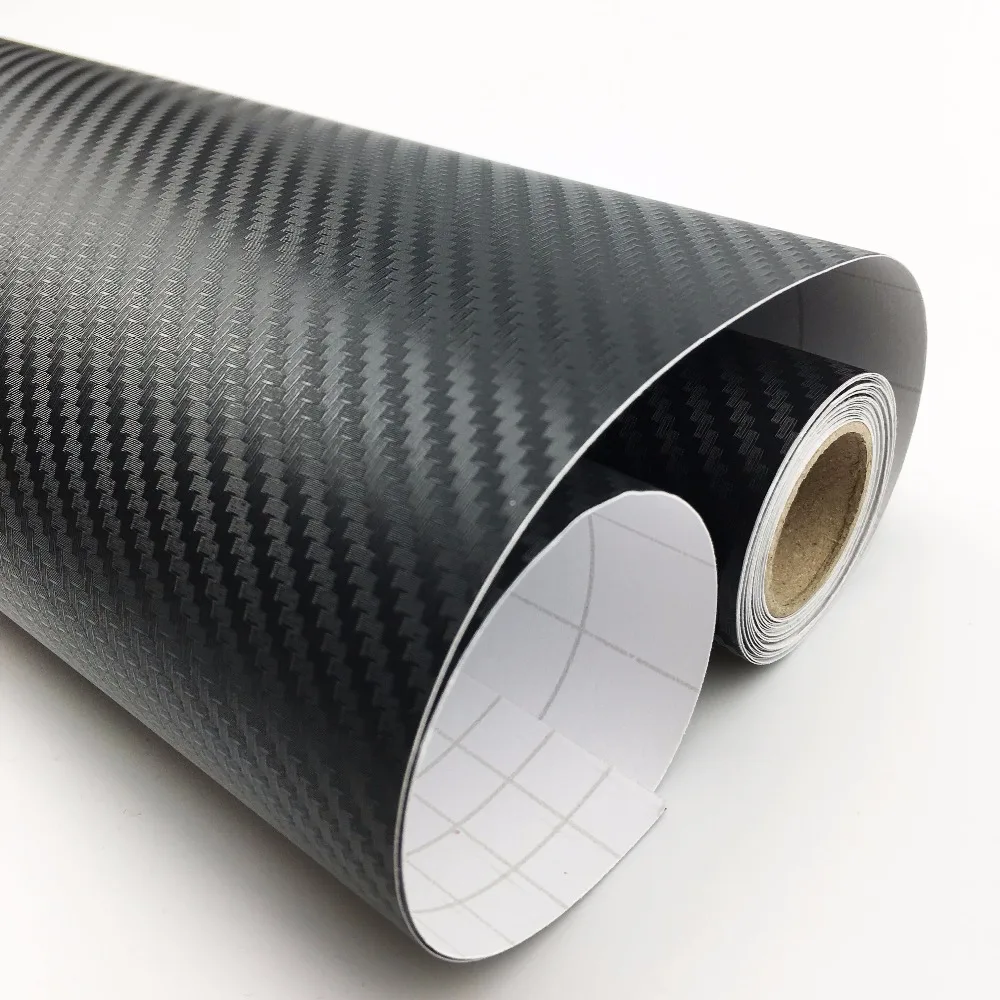 10x152cm Carbon Fiber Sticker - 3D DIY Vinyl Film for Motorcycle and Automobile Car Styling Accessories image 5