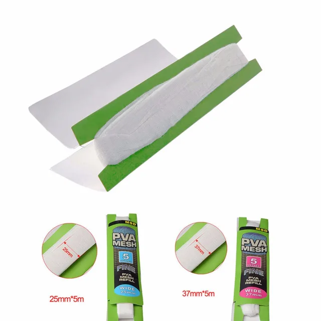 5M PVA Soluble Narrow Fishing Network Refill Stocking Bait Bag Protect Fish Net 5M PVA Soluble Narrow Fishing Network Refill Stocking Bait Bag Protect Fish Net