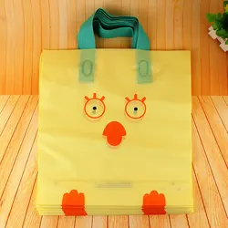 40x30x8 см 25 шт 16 шелк высокого класса одежды Подарочный мешок, желтый куриный пластиковый подарочный мешок сумочка Пластиковые Разделочные
