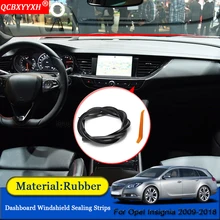 QCBXYYXH автомобильный Стайлинг резиновые анти-звуконепроницаемые не пропускающие шума пылезащитные приборной панели автомобиля Лобовое стекло уплотнительные полосы для Opel Insignia 2009