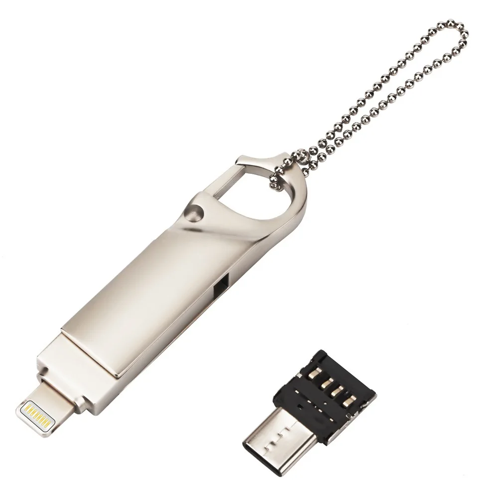 Eaget USB флеш-накопитель 32 Гб 64 Гб 128 ГБ USB ключ OTG Флешка 16 Гб металлическая Флешка USB флеш-карта памяти для телефонов iPhone type-C