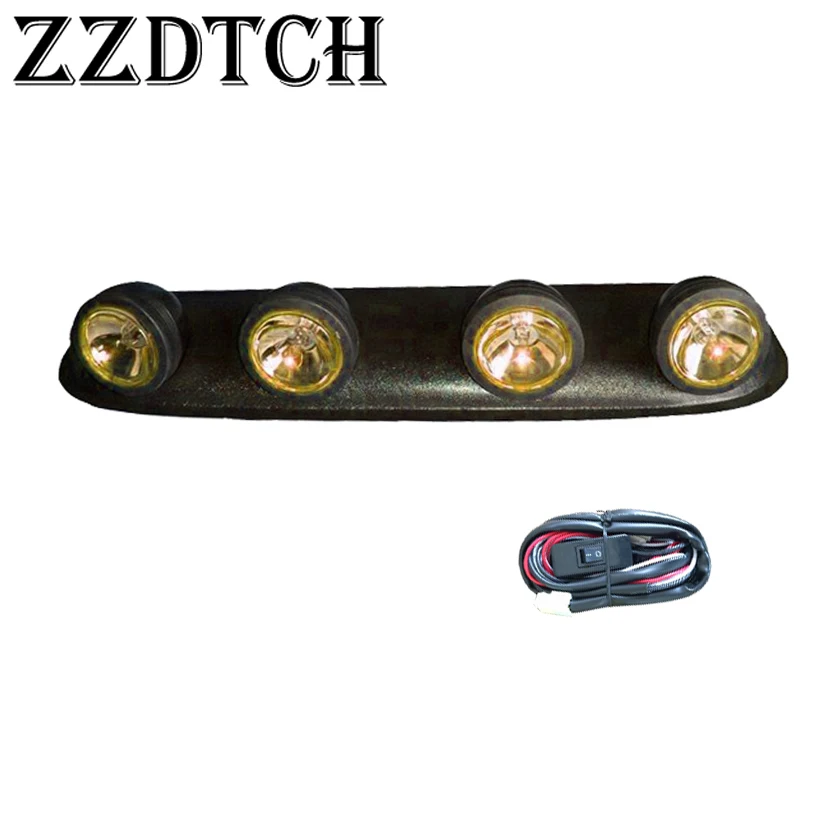 ZZDTCH 1 шт. H3 12 В Автомобильная крыша противотуманная фара для isuzu ford F150 пикап крыша противотуманная фара