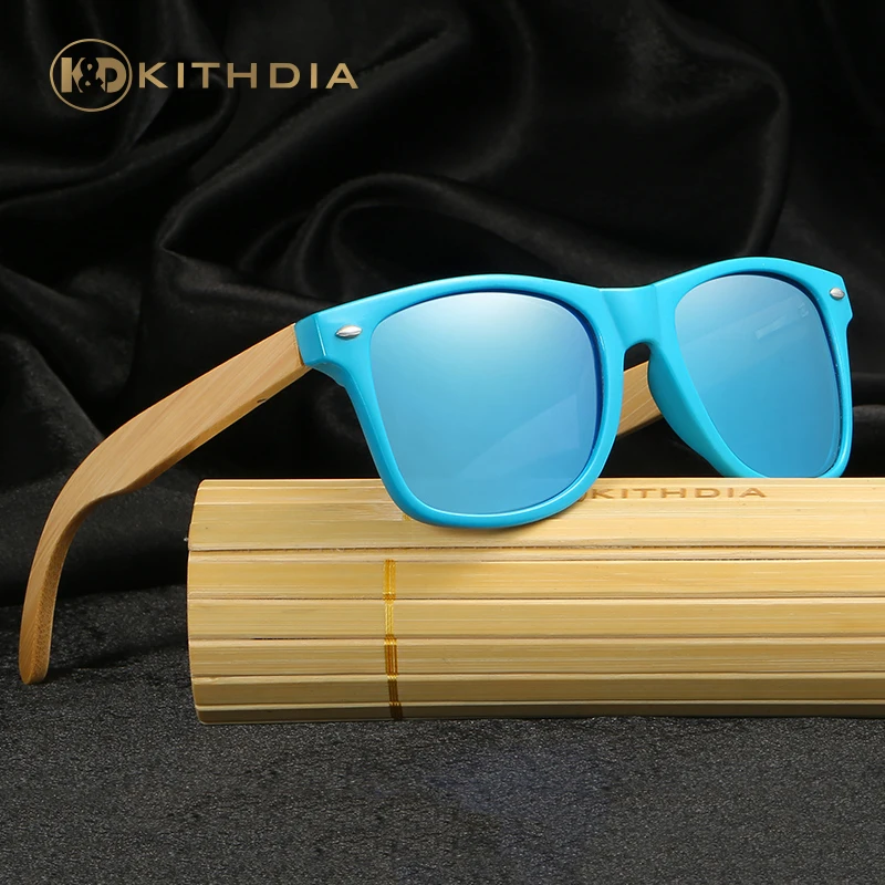 

KITHDIA Wood Sunglasses Men Bamboo Sunglass Women Brand Design Sport Goggles Gold Mirror Sun Glasses Shades lunette oculo