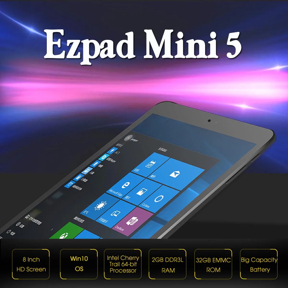  Original Box Jumper Ezpad Mini 5 Intel Cherry Trail Z8350 2GB RAM 32GB Windows 10 8 Inch Tablet
