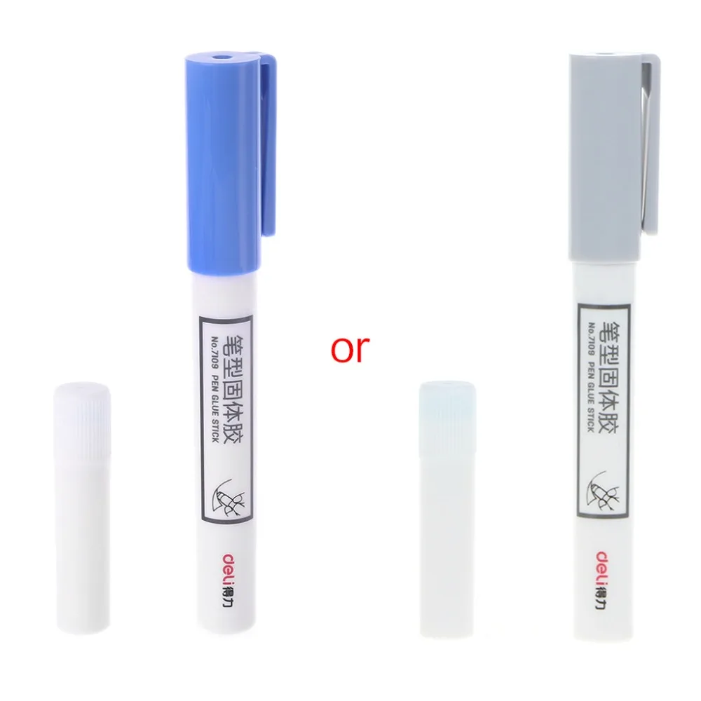 

Pen Shape Glue Stick Strong Adhesive With Refill Set School Office Supplies DIY JUL-26A