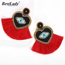 Лучшие женские богемные серьги с кисточками для женщин, свадебные трендовые подарочные вечерние серьги для девушек