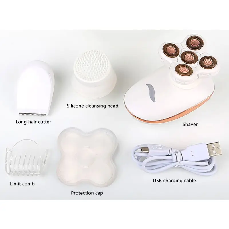 Многофункциональная электробритва для ухода набор влажных и сухих электробритв перезаряжаемая USB машинка для бритья волос с бородой