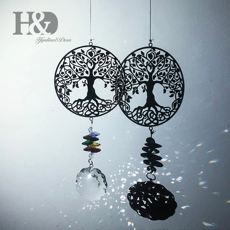 H& D Crystal Suncatcher Радужный производитель, древо жизни