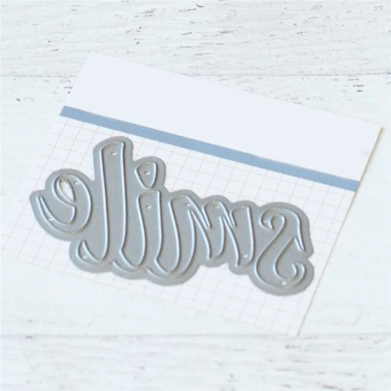 

Naifumodo Letter Metal Cutting Dies for Craft Scrapbooking Card Making DIY Album Embossing Die Cut Stencil New Dies for 2019