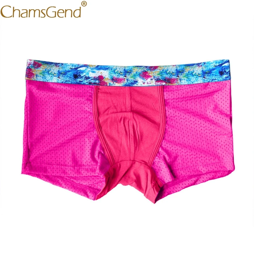 Chamsgend Мужское нижнее белье мужские боксеры сексуальные трусы женское