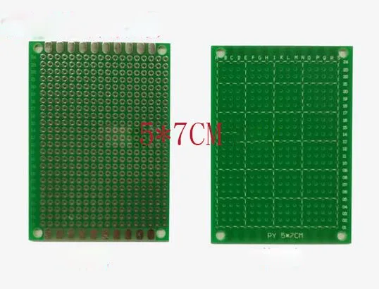 100 шт. 5*7 см Односторонний pcb доска лучший универсальный доска высокое качество