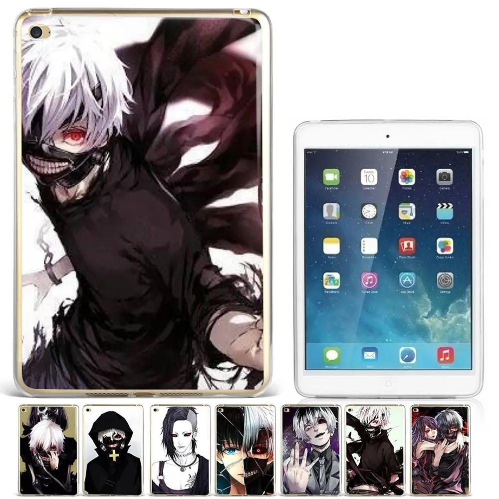Мягкий силиконовый чехол светильник для планшета и аниме Tokyo Ghoul Cool Kaneki Ken Red Eyes из
