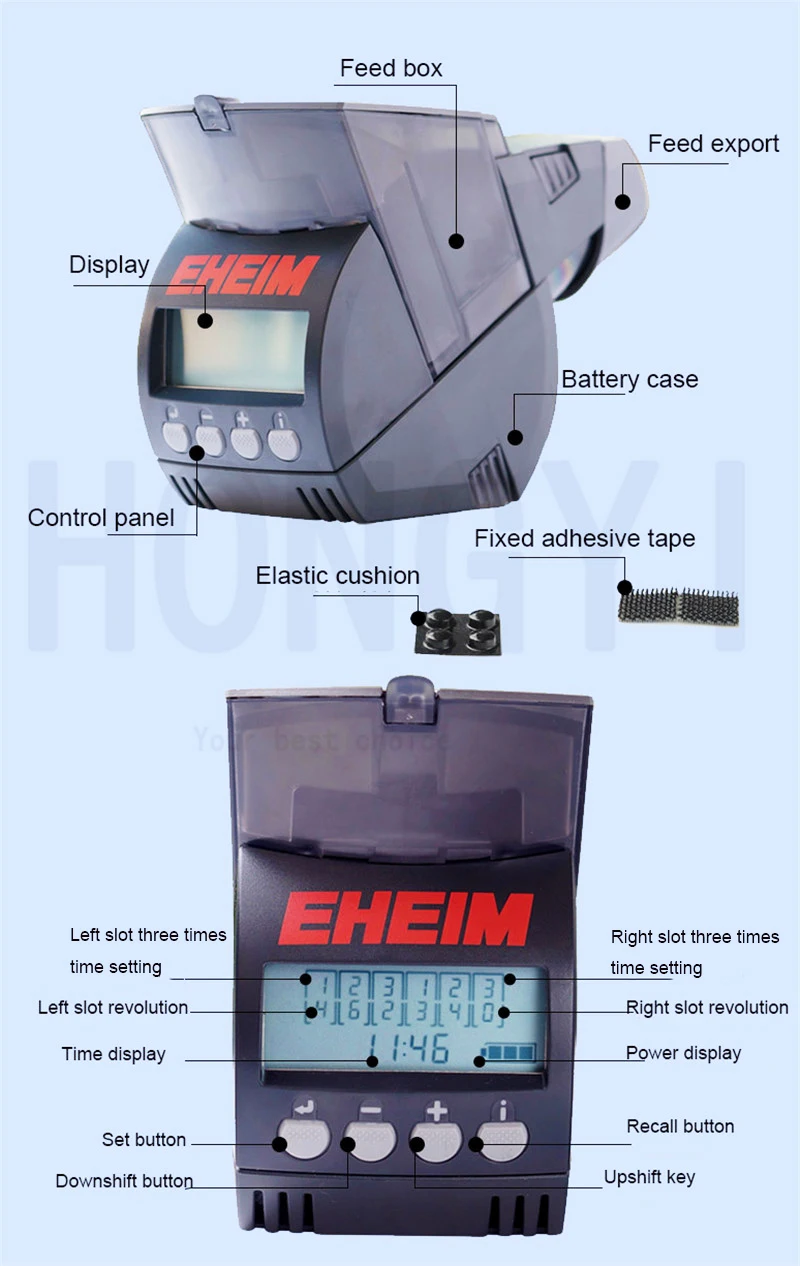 EHEIM интеллигентая(ый) автоматическая машина для наклеивания этикеток слот кормушка с таймером для аквариума кормушка для рыб и креветок