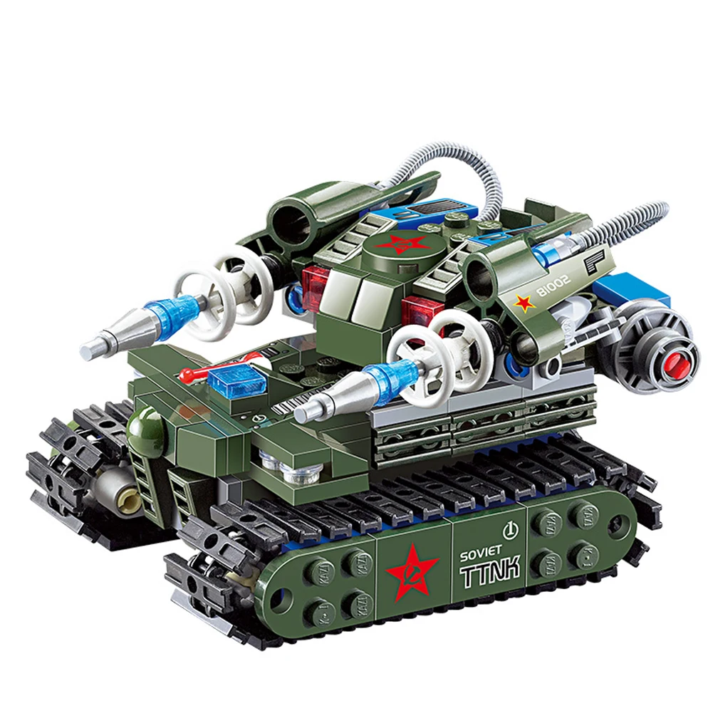 2016 New 262pc set DIY Magnetic Energy Tank Building Blocks Compatible with Le go tank Building