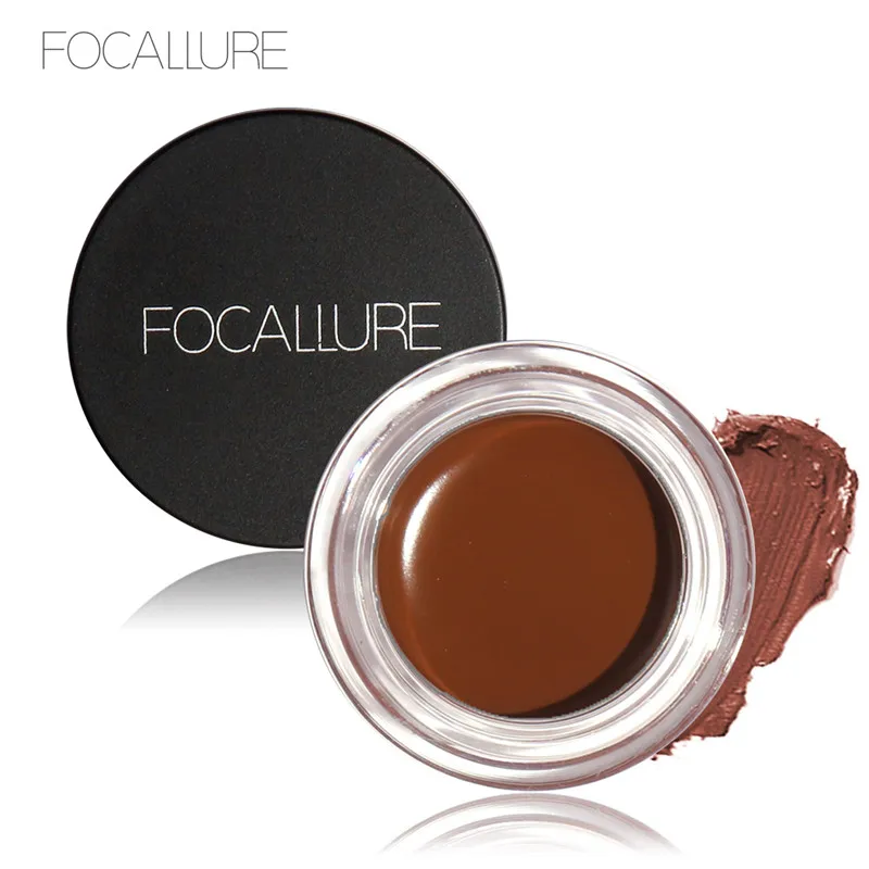 

Focallure Eyebrow Pomade Gel Professional 5 Colors Waterproof Durable Eye brow Pomade Eyeshadows Dye Tint Makeup Enhancer Cream