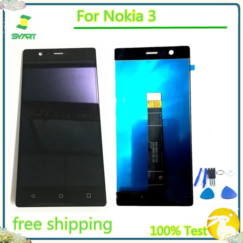 

5'' 100% Tested LCD Display For Nokia3 TA-1032 LCD display Touch Screen Digitizer touch panel Assembly For Nokia 3 TA-1032