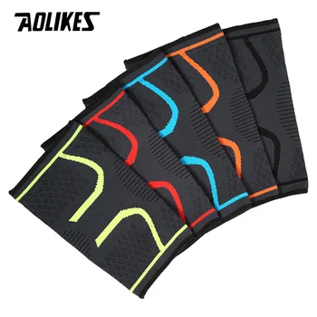 1PCS Fitness Running Cycling Knee Support Braces Elastic Nylon Sport Compression Knee Pad Sleeve for Basketball Volleyball 4