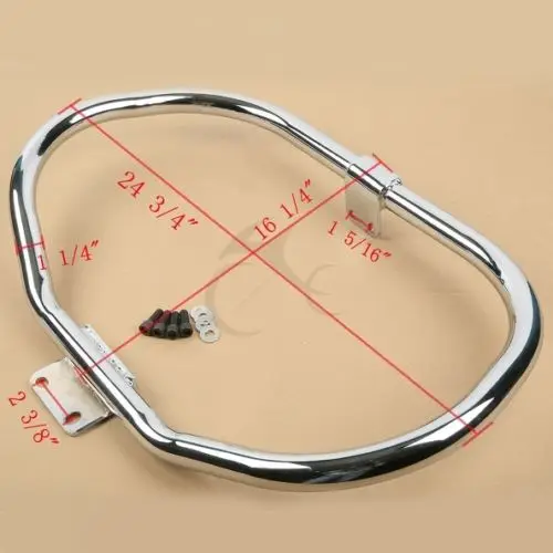 Chrome Black Engine Guard Highway Crash Bar For Harley Davidson Sportster XL XR 04 17