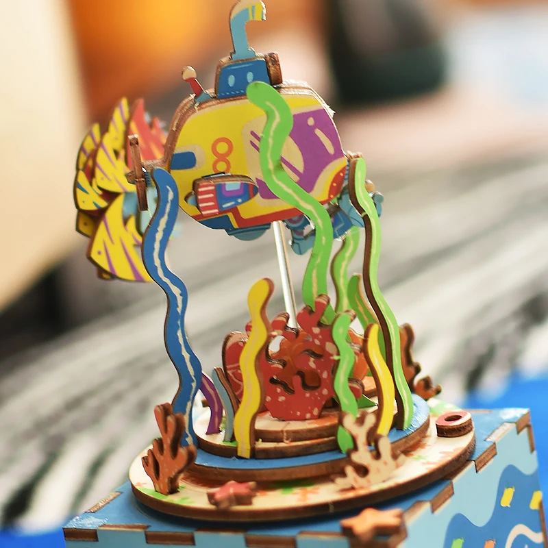 Free-Shipping-Robotime-3D-Puzzle-DIY-Assembling-Toys-Wooden-bar-promotional-gift-Girl-Friend-Music-Box (3)