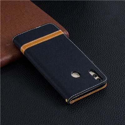 Denim Leather Flip Case For Huawei Y5 Y6 Y9 2018 Y5 2017 Enjoy 8Plus Honor 8C 7X 7C 7A Magnet Card Slot Wallet Cover Case Coque (10)