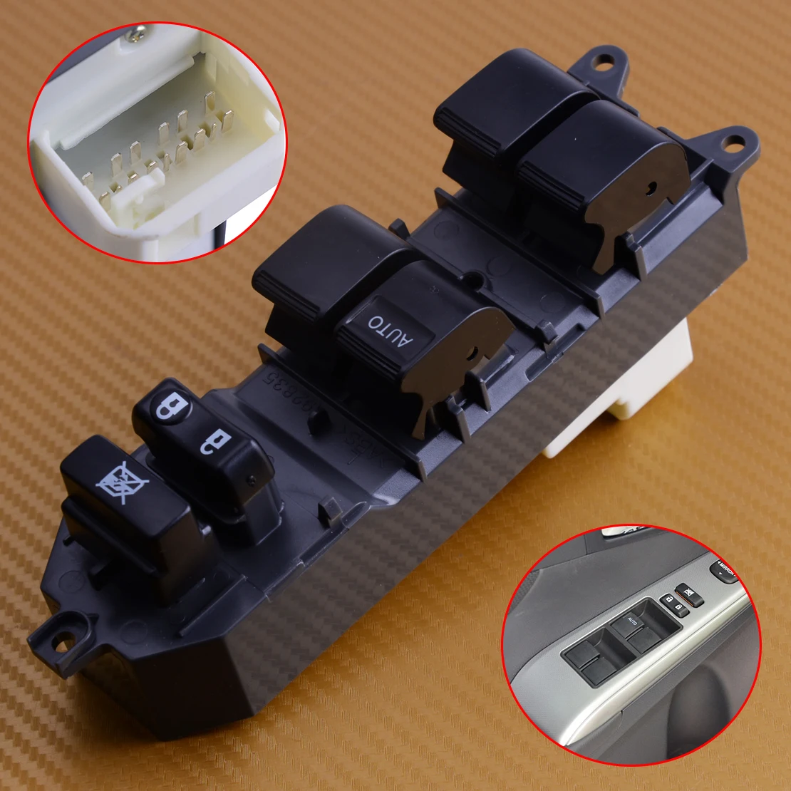 

CITALL Front Driver Side Car Electric Power Window Lifter Master Control Switch for Toyota Camry Corolla 84820-06100 84820-02190