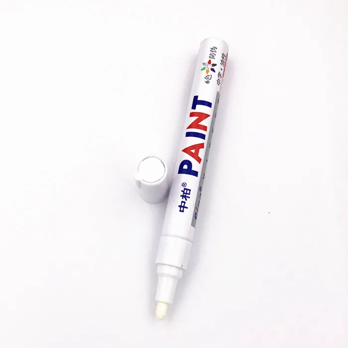 Водонепроницаемая ручка для автомобильных шин Краска Маркер ручка для hyundai Creta ix25 sonata lf Tucson - Название цвета: White