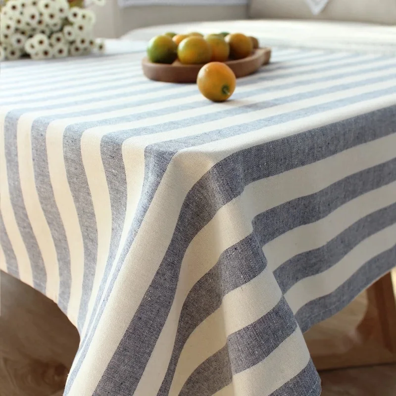 

10 PC 60*40cm Tablecloth Wedding Birthday Party Table Cover Rectangle Desk Cloth Wipe Covers sale stripe three size