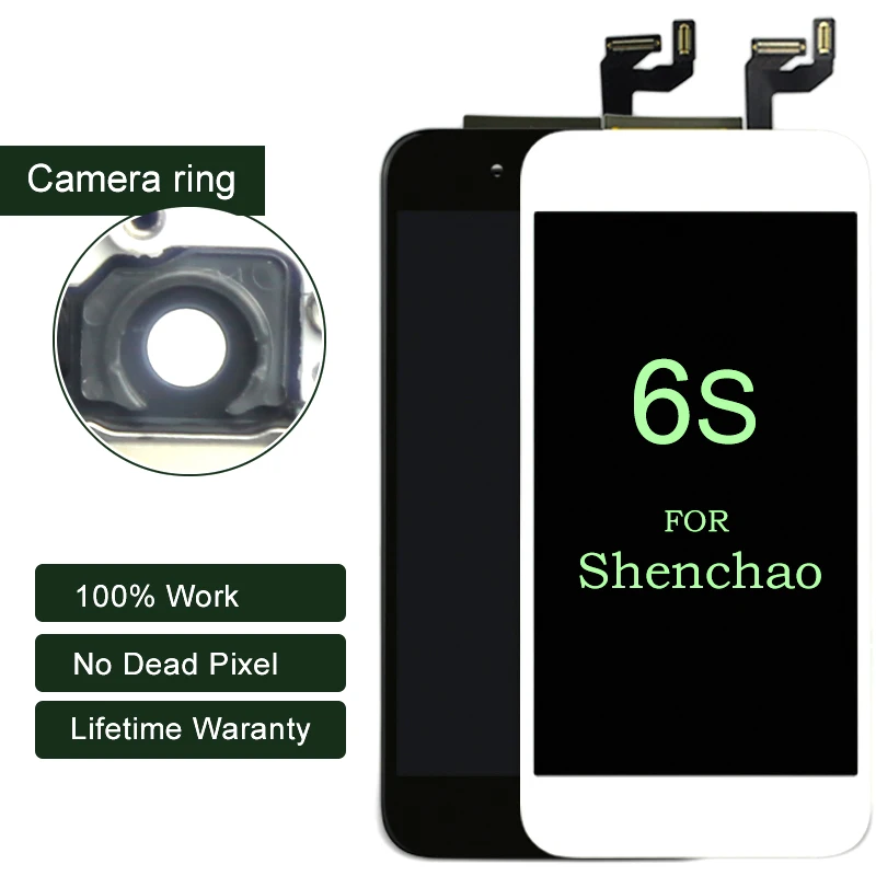 

10PCS/LOT For iphone 6S LCD Display For Shenchao Quality With Touch Screen Digitizer 4.7 Inch For iphone LCD Assembly Parts
