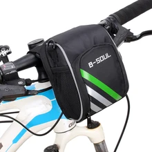 2017 New Bicycle Bags Bike Cycling Outdoor Waterproof Polyeste Front Basket Pannier Frame Tube Handlebar Bag Black include strap