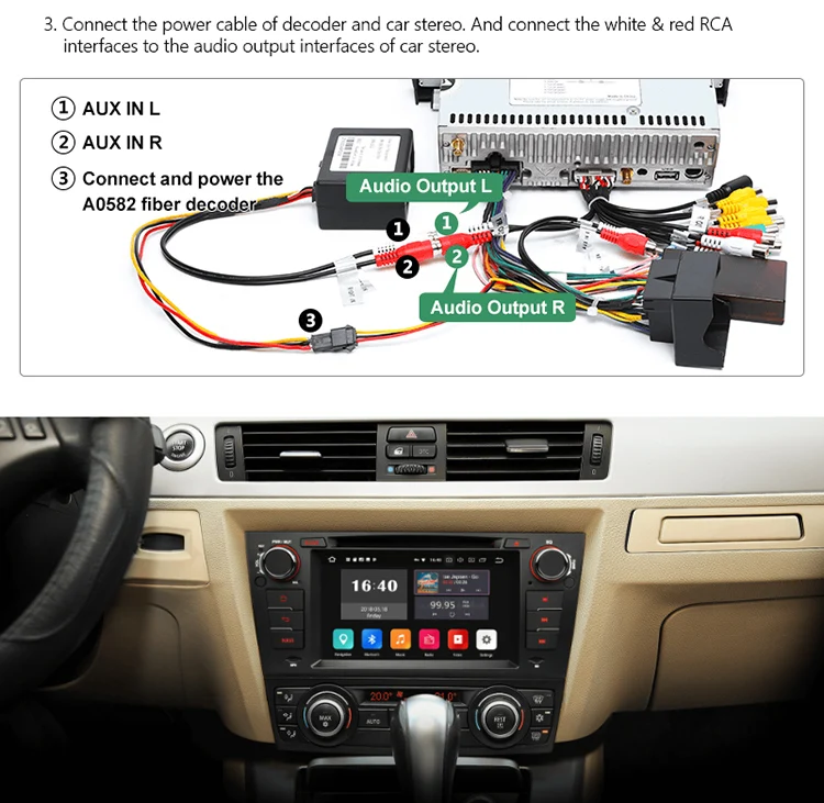 Clearance 7" Android 8.0 Oreo OS Car DVD Multimedia GPS Radio for BMW 3 Series E90/E91/E92/E93 2005-2012 with One Key Screen Off Support 17