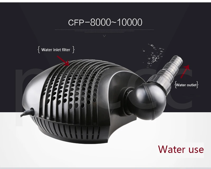 SUNSUN CFP8000 CFP9000 CFP10000 CFP13000 CFP15000 CFP18000 садовый насос, разработанный с пруд фильтр для пруда погружной насос