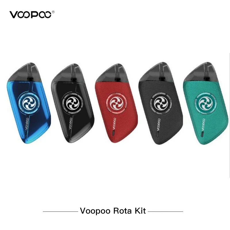 Электронные сигареты Voopoo Rota Pod Kit Rota дизайн электронных сигарет 10 Вт Мощность выход 340 мАч со встроенными батарейками 1.5ohm катушка Pod Vape