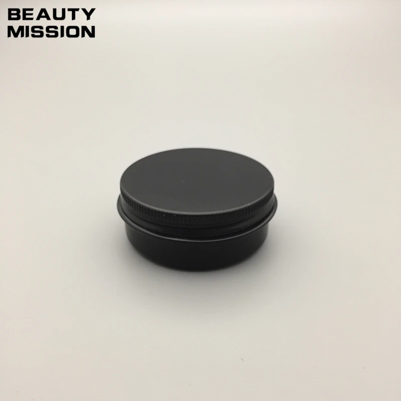Beauty Mission 50 шт 30 г черные алюминиевые банки мл металлическая банка для крема
