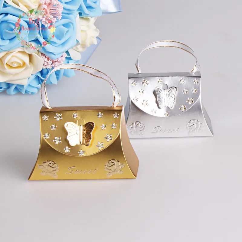 Dualswish 25 шт. сумки Свадебные Сувениры Коробка для сладостей с бабочкой Свадебная вечеринка украшения для подарка бумажная коробка