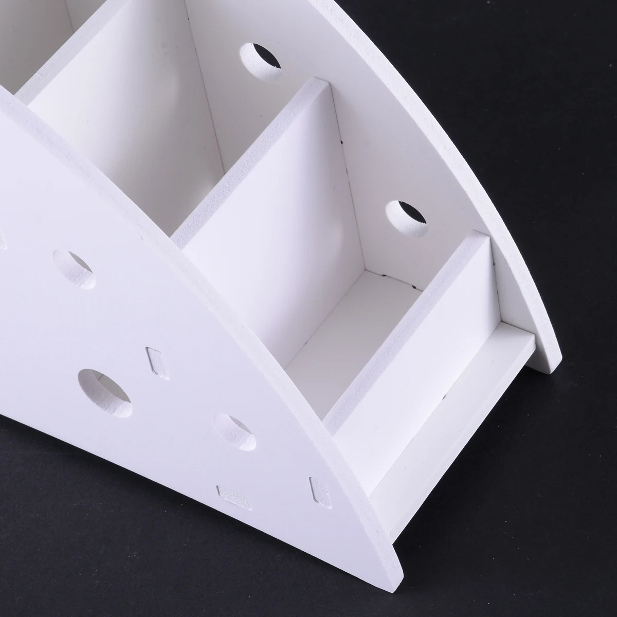 Wood TV Air Conditioner Remote Control Holder Home Office Sundries Storage Case Desk Organizer Box Container 18cmx7.5cmx16.5cm