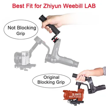 

EACHSHOT WB-Grip for Zhiyun Weebill Lab Handle Grip for Zhiyun WEEBILL LAB/Smooth 4 3-Axis Handheld Gimbal Stabilizer