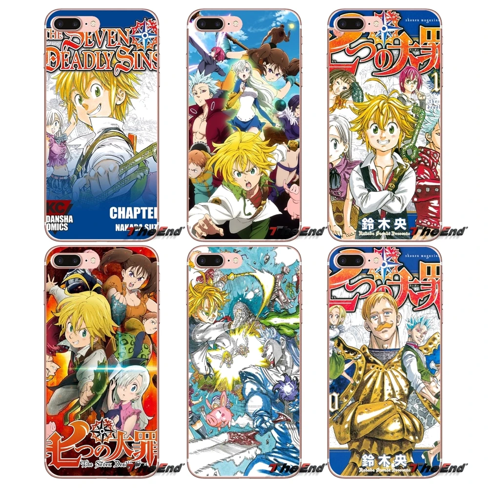 

Seven Deadly Sins Season Transparent TPU Case For Huawei G7 G8 P7 P8 P9 Lite Honor 4C 5X 5C 6X Mate 7 8 9 Y3 Y5 Y6 II 2 Pro 2017