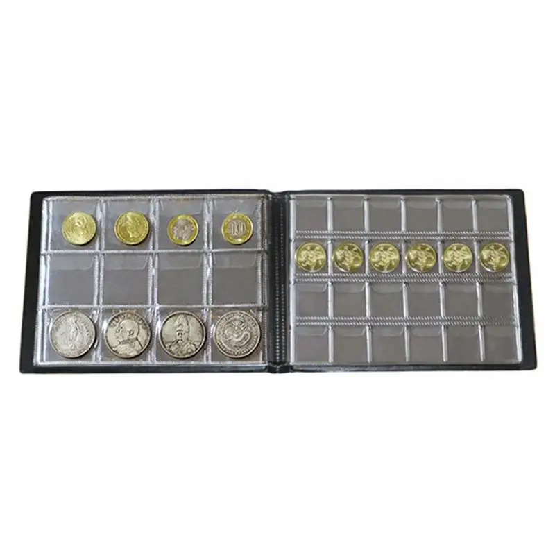 

New 180 Coin Album PVC Coins Collection Book Coin Collectors Collecting Coin Money Storage Cases Holder Home Decor Craft Gift