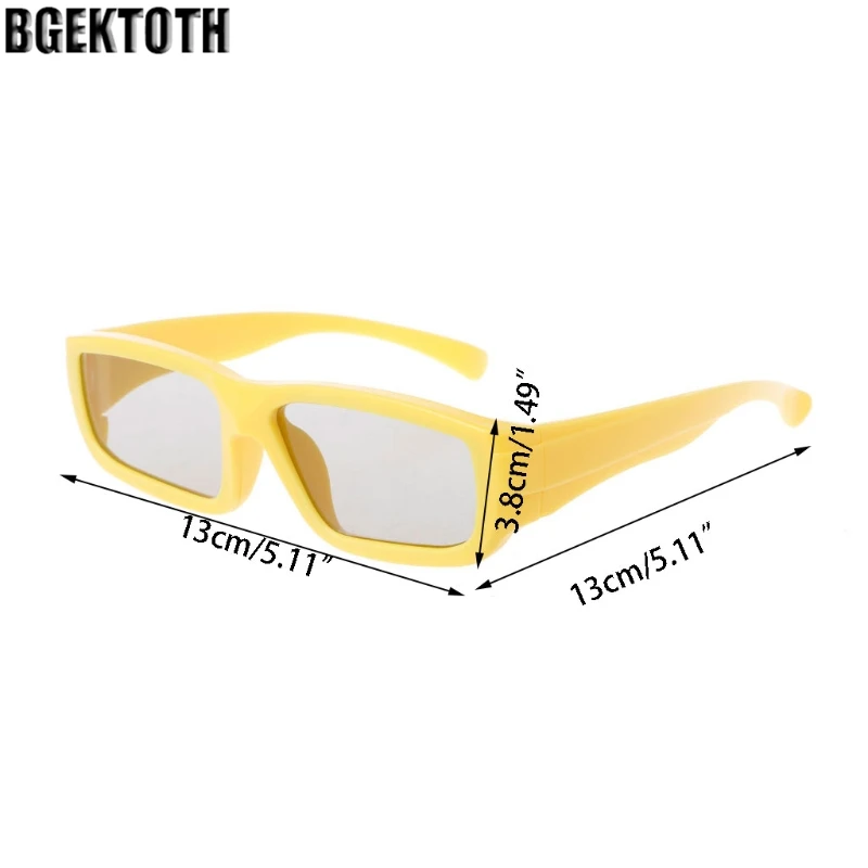 BGEKTOTH детская оправа с крабом Пассивные Поляризационные стерео 3D очки для RealD