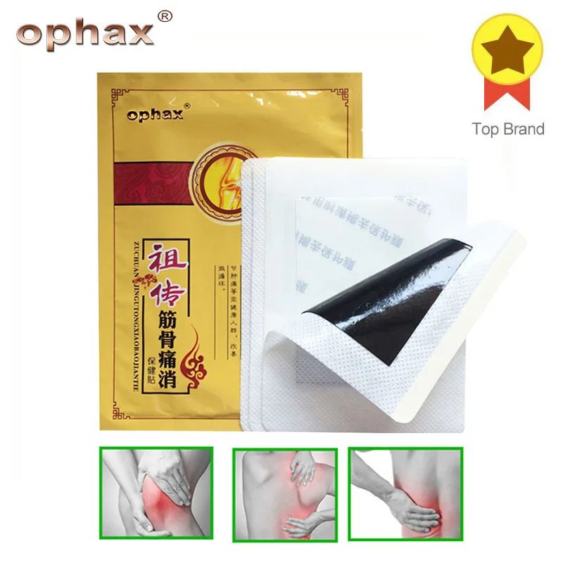 

OPHAX 3pcs/Bag Pain Relieving Patch For Joint Pain Back Muscles Rheumatism Pain Patch Relief Medical Plasters Health Care
