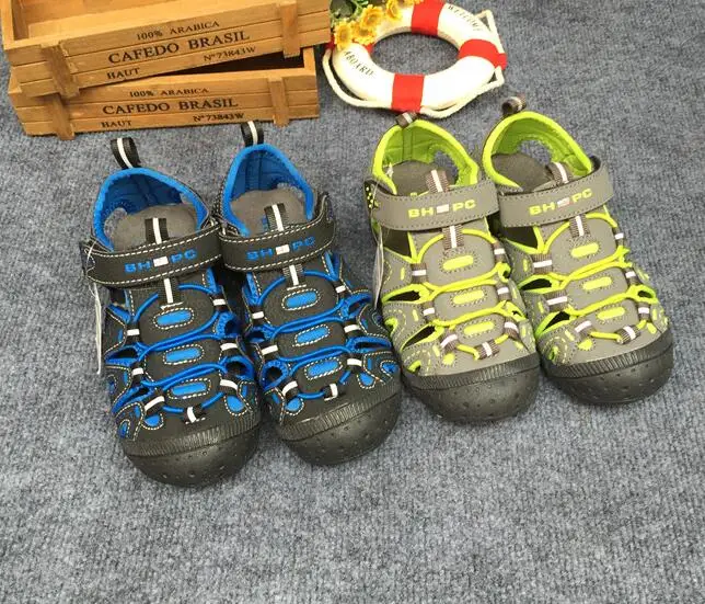 Wallvell мальчик сандалии baotou пляжная обувь детские сандалии Уличная обувь с нескользящей подошвой